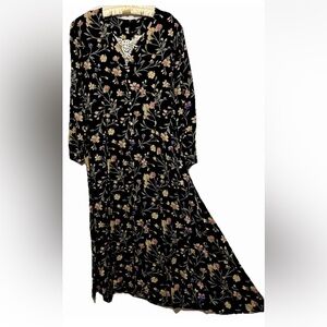 Vintage Fredericks Of Hollywood Dress S/M Coquette Lace Up Corset Back Y2K 90s